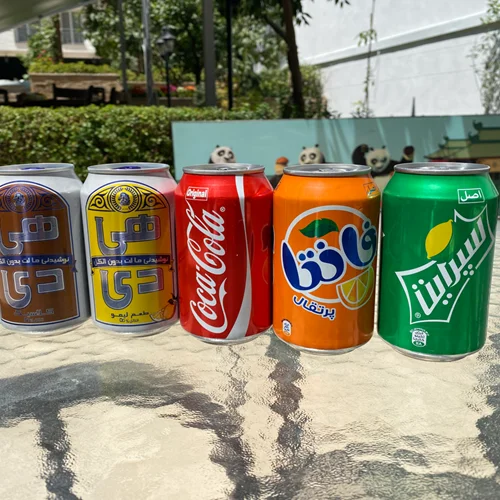 ۵۰۷. نوشابههای گازدار کوکاکولا/اسپرایت/فانتا/دلستر