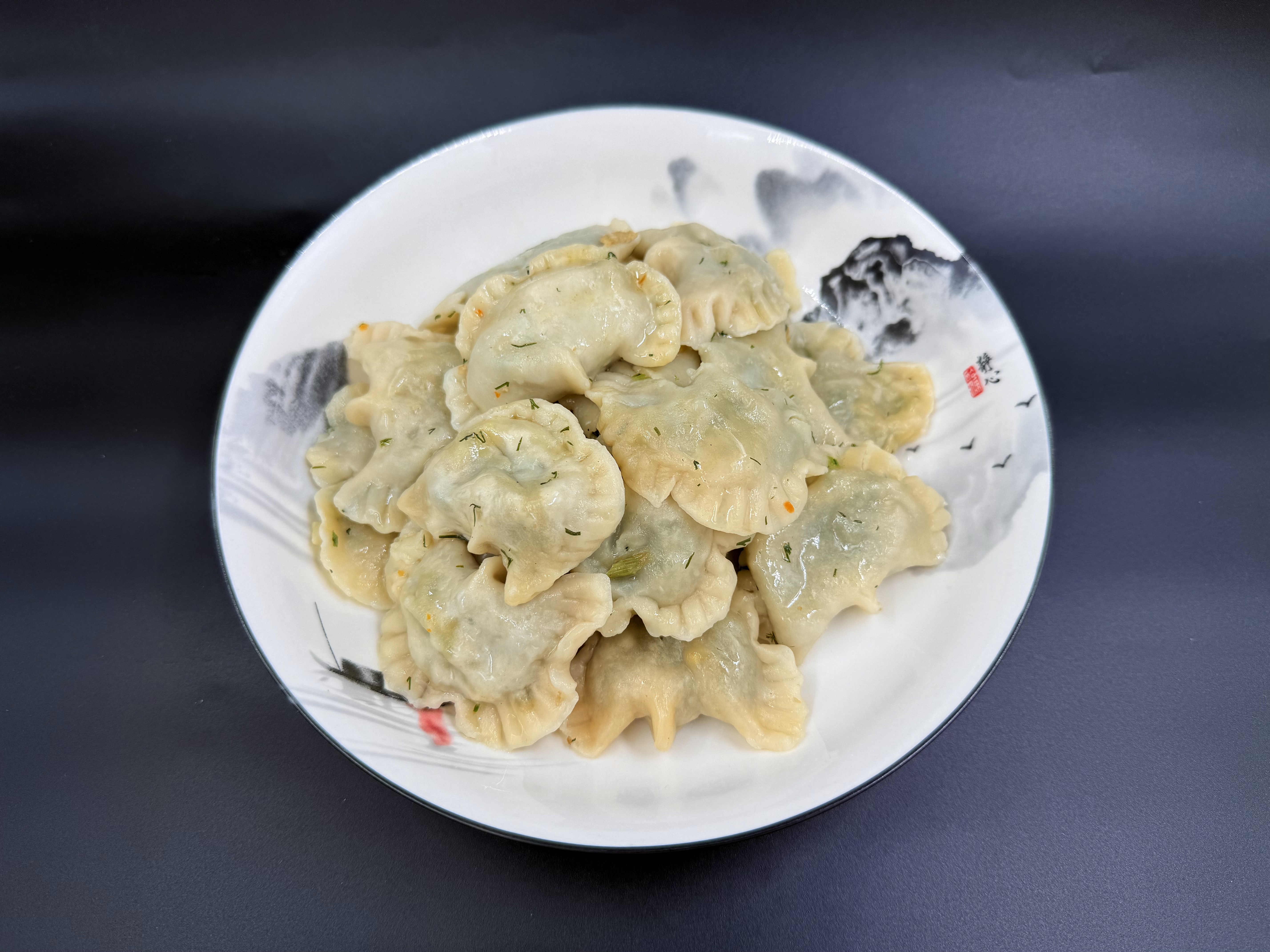 49.手工水饺（茴香鸡蛋) Fennel & Egg Dumplings (18pcs)