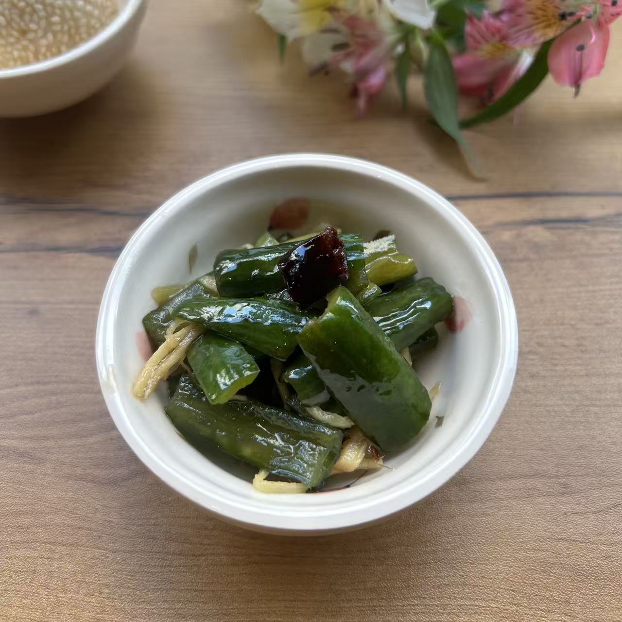 218. Spicy & Sour Cucumber Strips