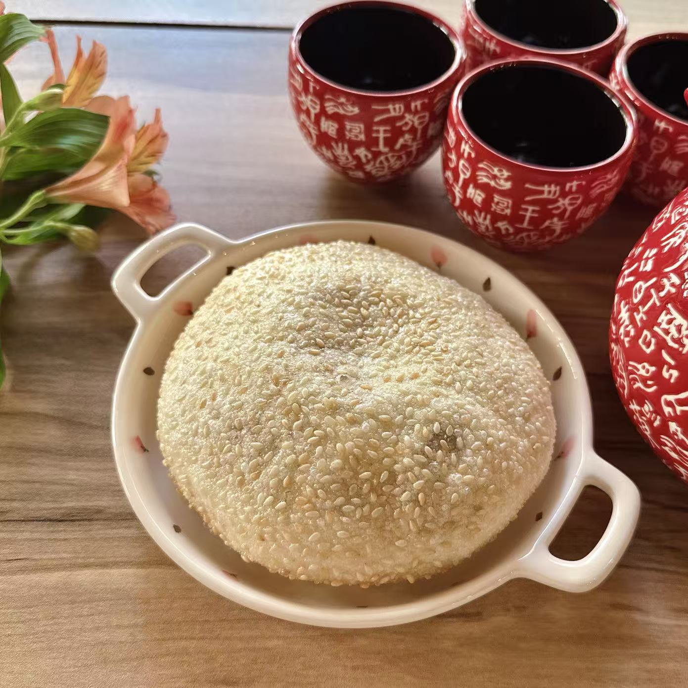 258.پنکیک طلایی (با مغز لوبیای قرمز)